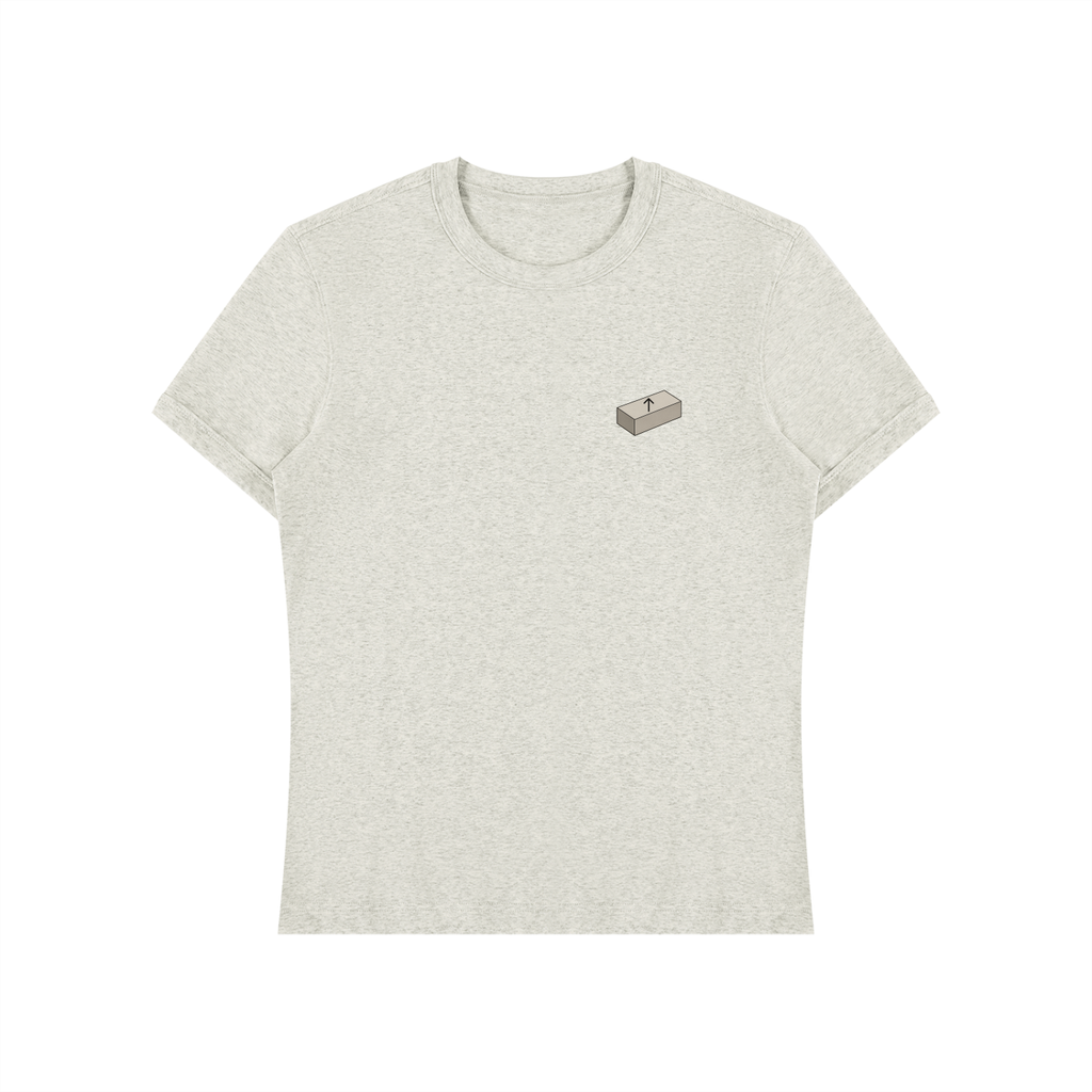 BRICKED Concrete Tee — Fitted Heavyweight Short Sleeve