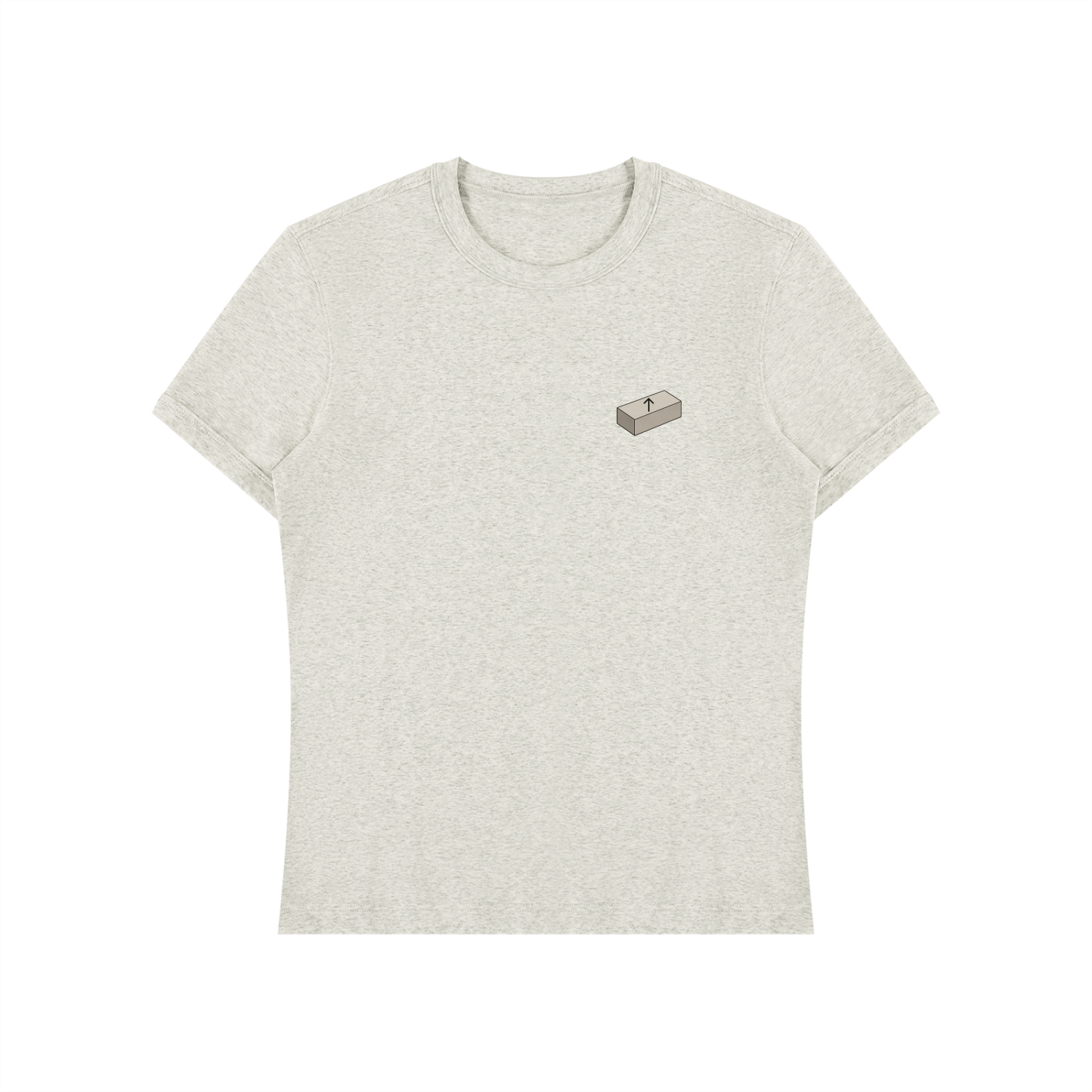 BRICKED Concrete Tee — Fitted Heavyweight Short Sleeve